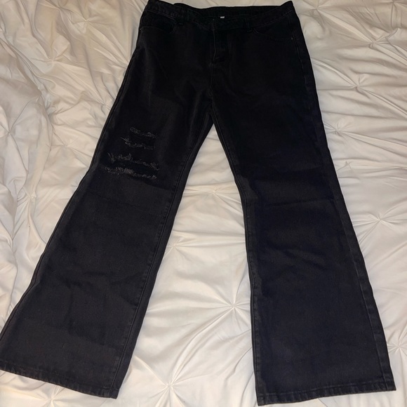 Black Bellbottom Denim - Picture 8 of 10